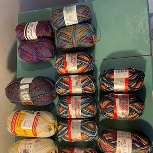 COPY - 17 balls self patterning sock yarn $45 for all
